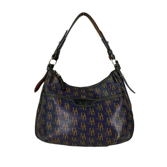 Dooney and Bourke  blue Monogram  Handbag - Picture 1 of 13
